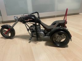 Chopper-Motorrad-Modell, Metall, Deko, Einzelstueck!
