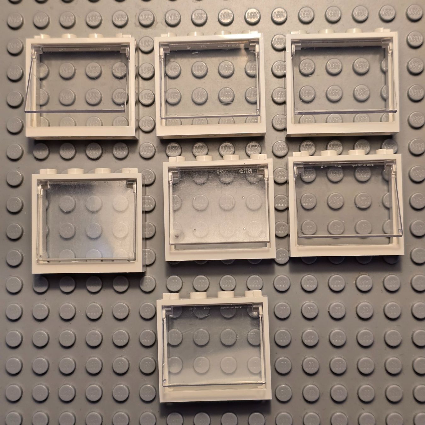 Lego Kit di costruzioni: Lego 7x Fenster mit Glass – Nuovo (secondo la descrizione) da Basel venduto da Swi-7621