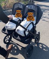 Bugaboo Zwillingswagen inkl. 2× Cybex Maxi-Cosi & 2× ISOFIX