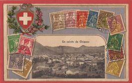 Chiasso - Prägekarte 1915