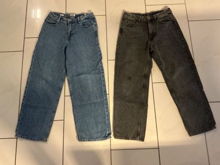 2 Paar Moderene Jeans Baggy Style Gr.158
