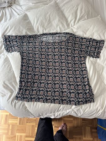 T-shirt Brandy Melville motif imprimé taille unique