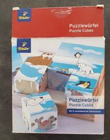 Puzzlewürfel mit 6 Tiermotiven
