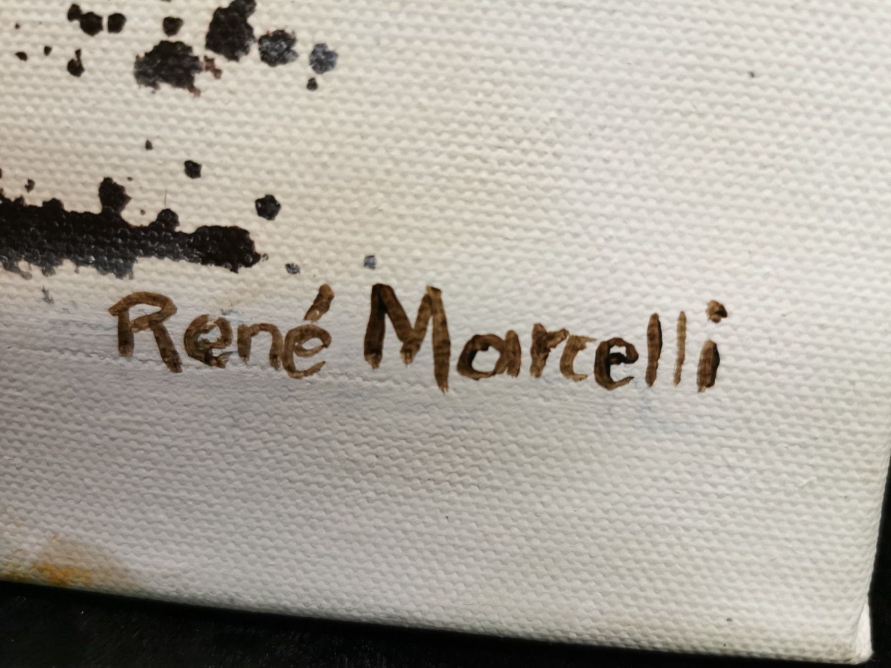 Gemälde: HUILE SUR TOILE SIGNÉE RENÉ MARCELLI – Gebraucht aus Genève von Qanil77 2