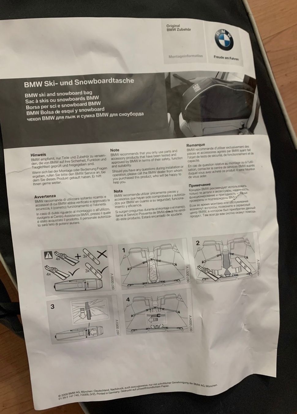 BMW Sonstiges Fahrzeugzubehör: Bmw Original Skisack – Gebraucht aus Schaffhausen von Seko1 5