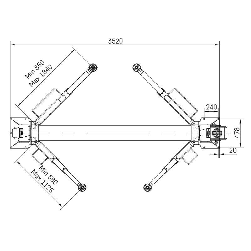 Piattaforme elevatrici & Crick: Autolift Hebebühne Trusters 4t – Nuovo e nell'imballaggio originale da Seon venduto da Autolift-Service 6