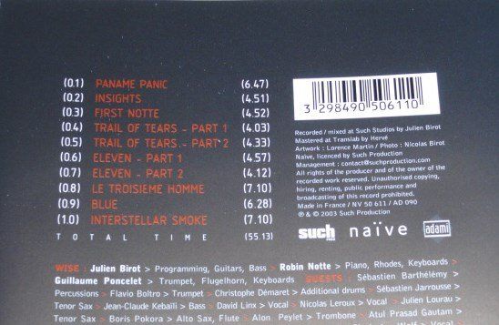 CDs: 2CD's - WISE - Julien Birot, Robin Notte, Guillaume Poncelet – Gebraucht aus Unterbäch von xazuq 2