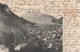 Postkarte Ansichtskarte Raga m. Drahtseilbahn 1904 Top Zu...