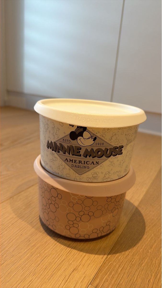 Tupperware Contenitori & Simili: TUPPERWARE | 2er Set Minnie Mouse Vorratsdosen – Nuovo (secondo la descrizione) da Emmetten venduto da coluna_6376