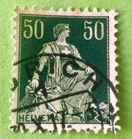  Nr.113 Sitzende Helvetia mit Schwert GESTEMPELT    