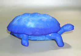 Blaue Glas Bonboniere Schildkröte