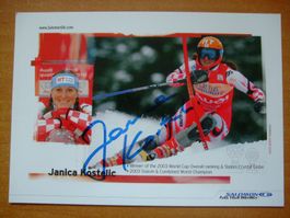 JANICA KOSTELIC (KRO) AUTOGRAMMKARTE TOP