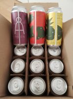 Qbeer carton de 12 canettes diverses 44cl neuves!