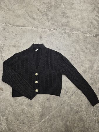 Strickjacke schwarz Gr. L Top Defacto DF Young