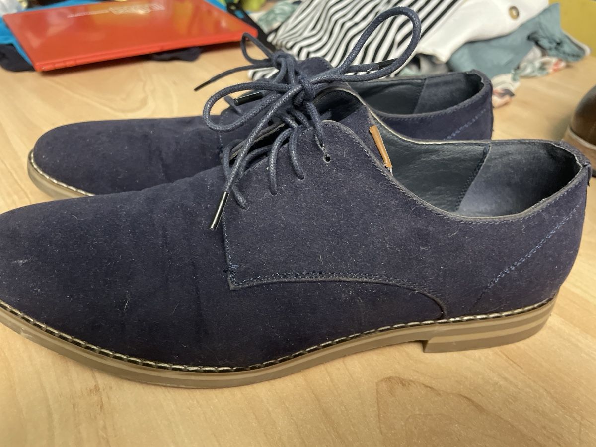 Scarpe da uomo: YOURTURN Herrenschuhe Gr.41 blau Wildlederoptik – Nuovo (secondo la descrizione) da Obergerlafingen venduto da cabo4