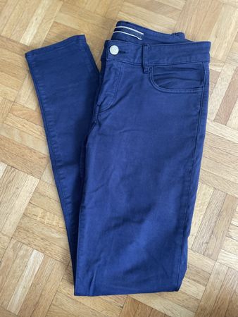 Massimo Dutti Skinny Jeans dunkelblau