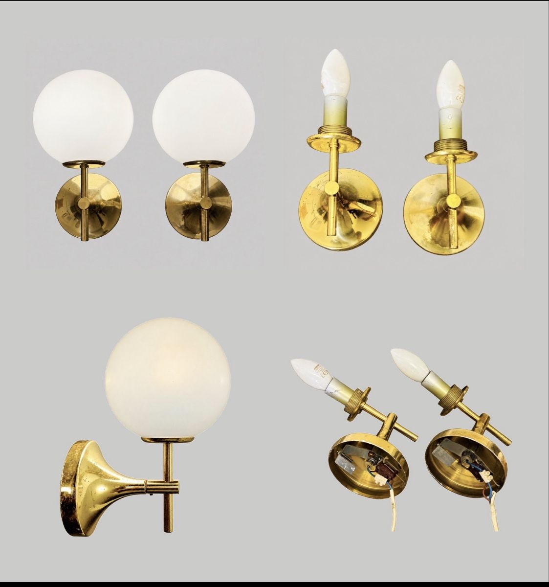 Temde Leuchten Lampade: Max Bill Temde Wall Lamps, 1960s – Usato da Zuerich venduto da EMANUELEFEDERICO 2