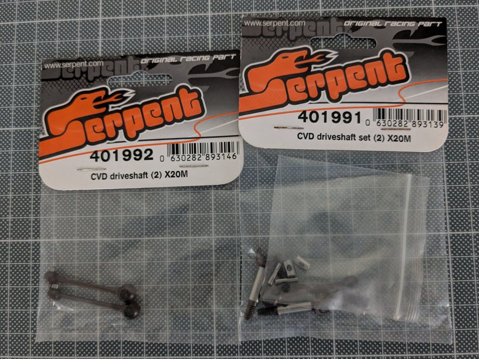 Serpent Modellismo RC: Serpent 401991 + 401992 for X20M – Nuovo e nell'imballaggio originale da Bern venduto da ove_ztv2