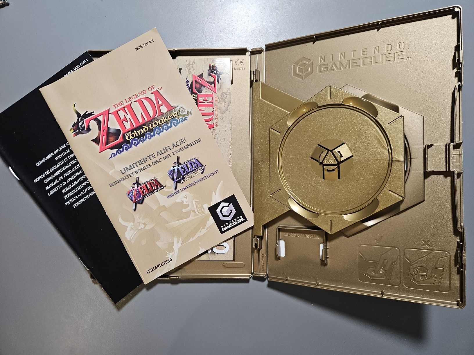 Spiele: Hülle & Anleitung Zelda Wind Waker Limited Edition Gamecube – Gebraucht aus Luzern von Family_guy 1