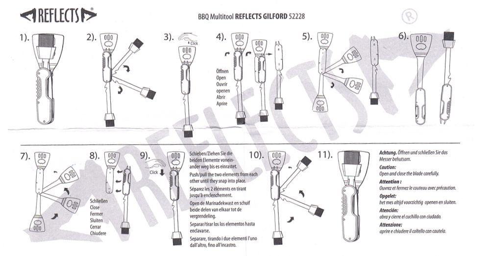 Tutti gli attrezzi: BBQ Mehrfachwerkzeug – Nuovo e nell'imballaggio originale da Spreitenbach venduto da mario-shop.xs 1