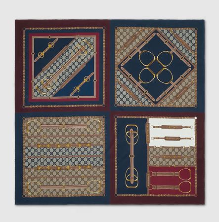 Gucci Foulard Seidentuch ungetragen