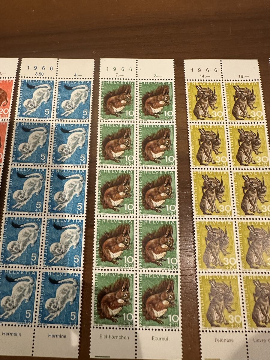 Tous les timbres: Briefmarken aus 1966 – D'occasion à Villmergen par Bezdupe 2