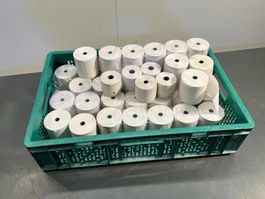 Post. div. neuer Kassenrollen 6 u. 8cm breit ab 1.-