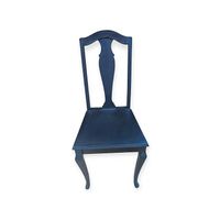 Eleganter schwarzer Stuhl im Vintage-Look