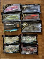 Grosse Sammlung Gummifische, Top Zustand, Pigshad, Drunkbait
