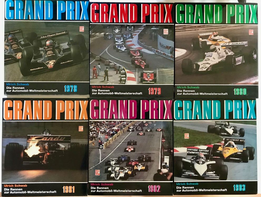 Grand Prix 1978 1983 Automobil WM U. Schwab 6 Bände Kaufen