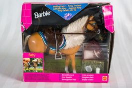 Barbie Baby Walking Lebhaftes Pony 18498 RAR Pferd OVP