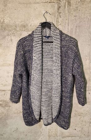Pepe Jeans Strickjacke, Grösse XS, blau/weiss