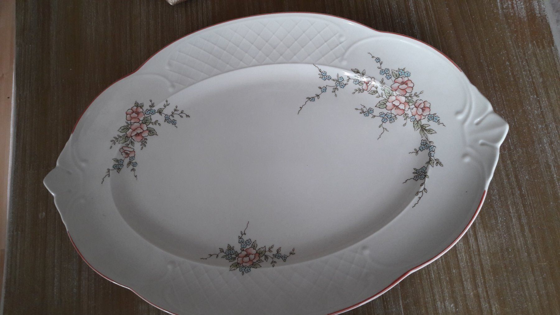 Villeroy & Boch Servierplatten: Villeroy & Boch V&B Rosette Platte – Gebraucht aus langenthal von rundholz7 3