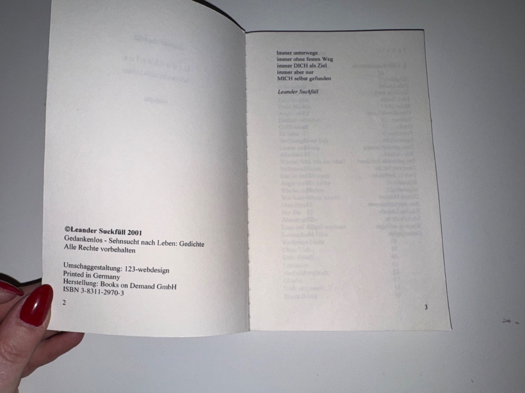 Libri: Buch: Gedankenlos, Gedichte – Usato da Grosswangen venduto da Second_hand_paradise 1
