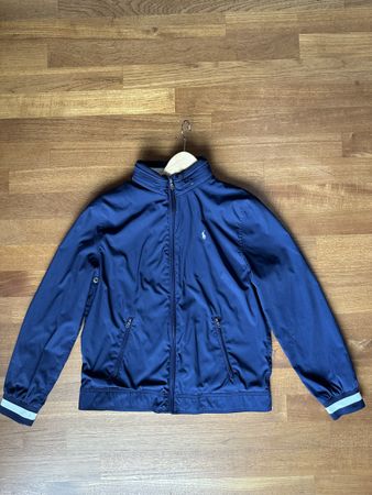 Polo Ralph Lauren Blue Hooded Windbreaker Jacke Jungs