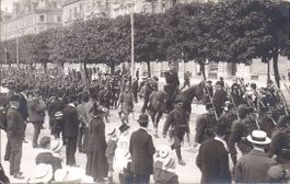 CHAUX - de - FONDS, défilé de la fête du tir et musique