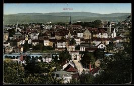 AK Aarau, Gesamtansicht mit Brücke