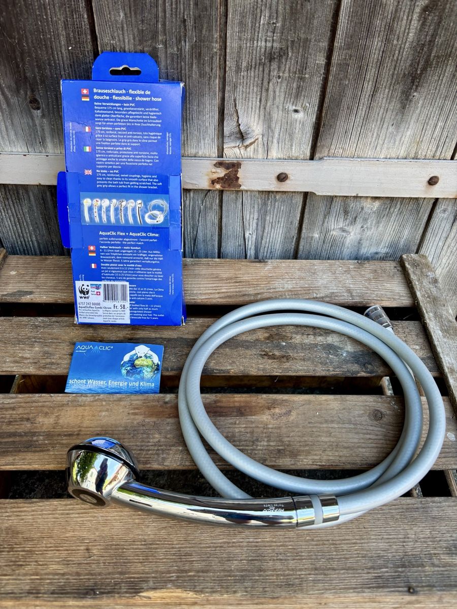 Soffioni doccia: Brauseschlauch Aqua Clic – Nuovo (secondo la descrizione) da Gündisau venduto da yuma06 2