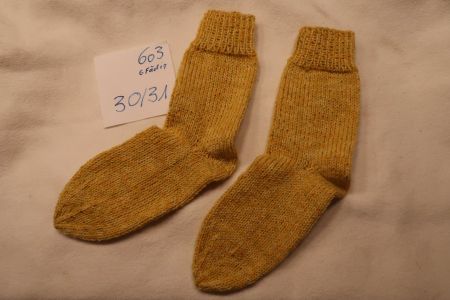 Handgestr.Wollsocken 6 Fach  Gr.30/31    (603)
