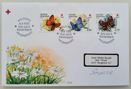 Finnland Rotes Kreuz 1990, FDC