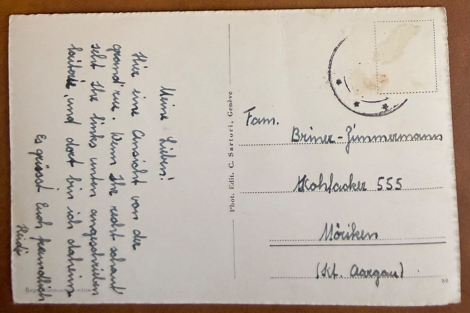 Cartes postales: Morges - Grand Rue 1950 env. – D'occasion à Lutry par Ediego 1