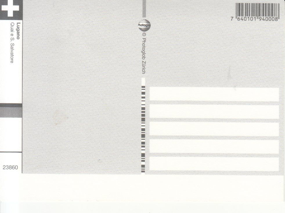 Cartoline postali: Lugano ca. 1990 – Usato da Bürglen TG venduto da StampGraf 1