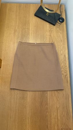 MAX MARA zeitloser Rock Wolle Casual beige XS-S