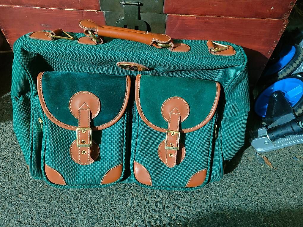 Borse: Borsa vintage verde e cuoio – Usato da Losone venduto da hcm_jvn8 2