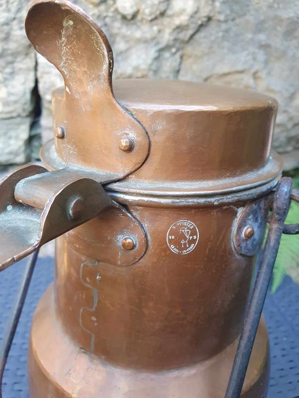 Bollitori: Coquemar cuivre et fer forgé état correct – Usato da Biel/Bienne venduto da jms_t662 2