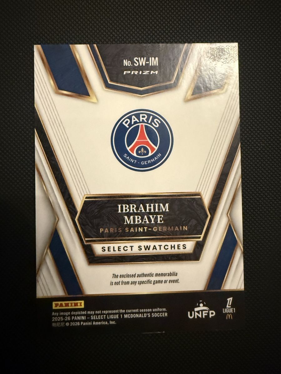 Panini Cartes à collectionner: Panini select ligue1 Mbaye patch – Neuf (Voir description) à La Chaux-de-Fonds par Chacha99 1