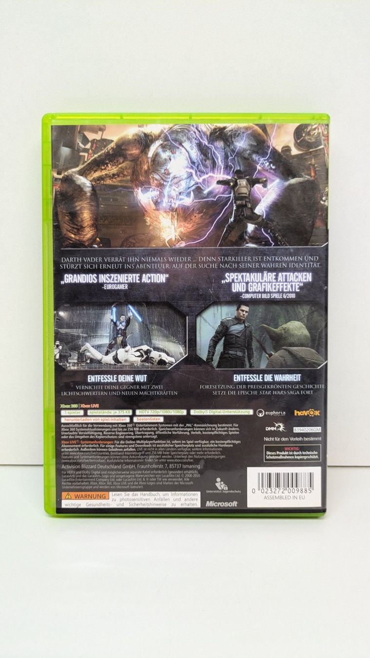 Giochi: Star Wars: The Force Unleashed II - Xbox 360 – Usato da Menziken venduto da mame18 2