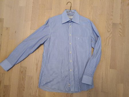 Balmain Herren Hemd weiß blau toller Zustand