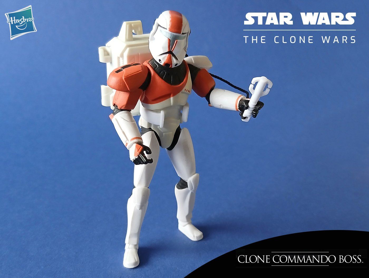 Hasbro Statuette: Star Wars CLONE COMMANDER BOSS Delta Squad Hasbro 2012 – Usato da Bern venduto da felix40