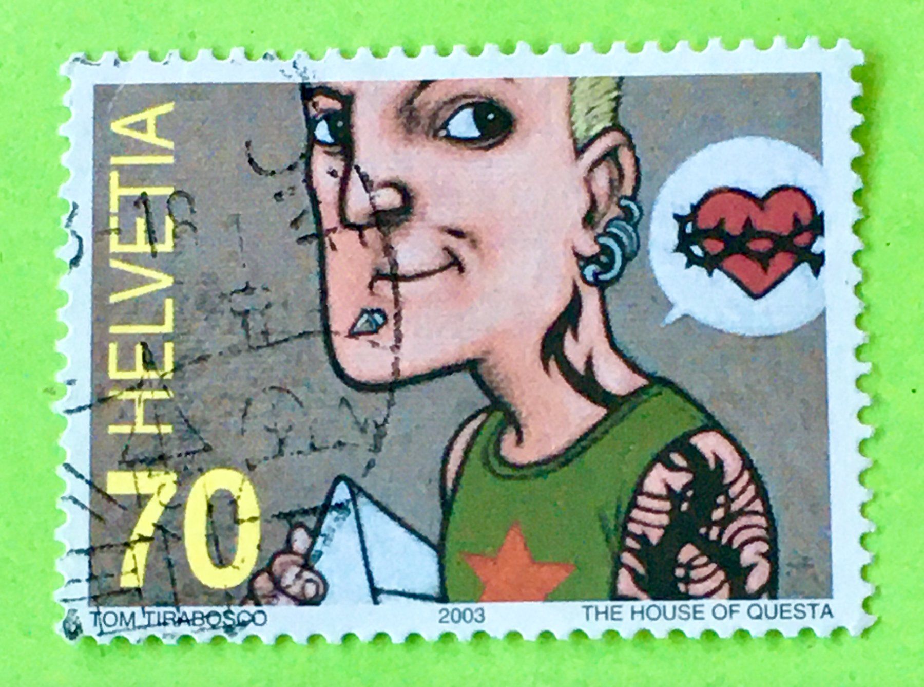Tutti i francobolli: Nr.1089 Marco  GESTEMPELT 2003 Sondermarken Comics    – Usato da Aarau venduto da Billa007